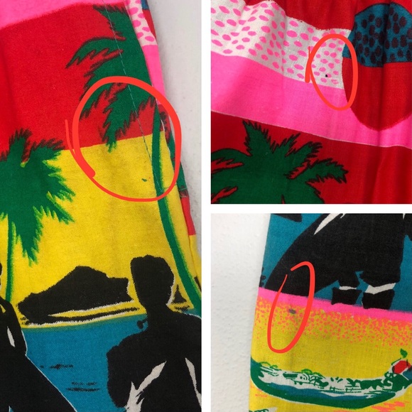 Vintage Local Motion Reversible Surf Print Shorts - Picture 8 of 15